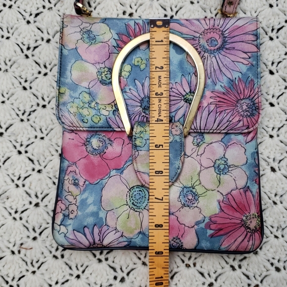 Vintage Varon Water Color Flower Purse Bag - Picture 5 of 12